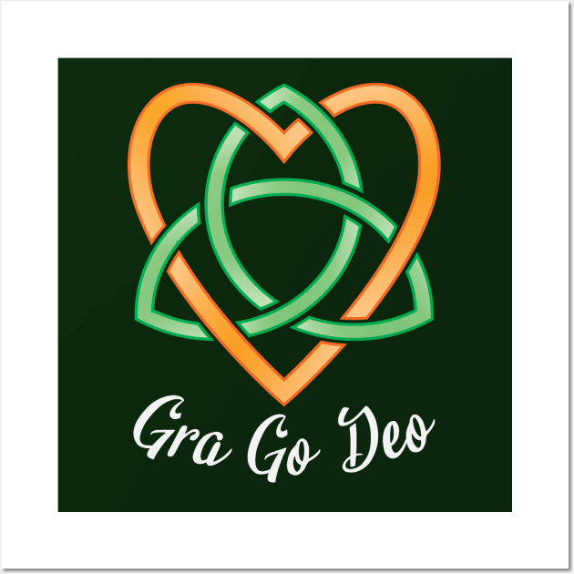 Gra Go Deo Celtic Heart Knot Wall Art by Finji